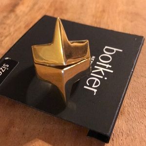 Botkier Gold Spear Stacking Rings Size 7